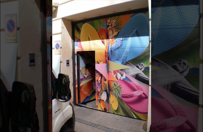 Impresion digital Visual sign